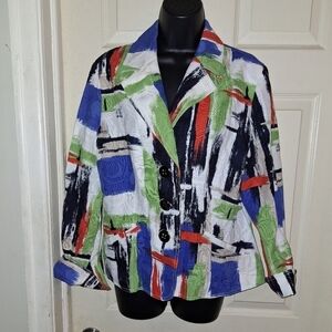 600 West colorful blazer